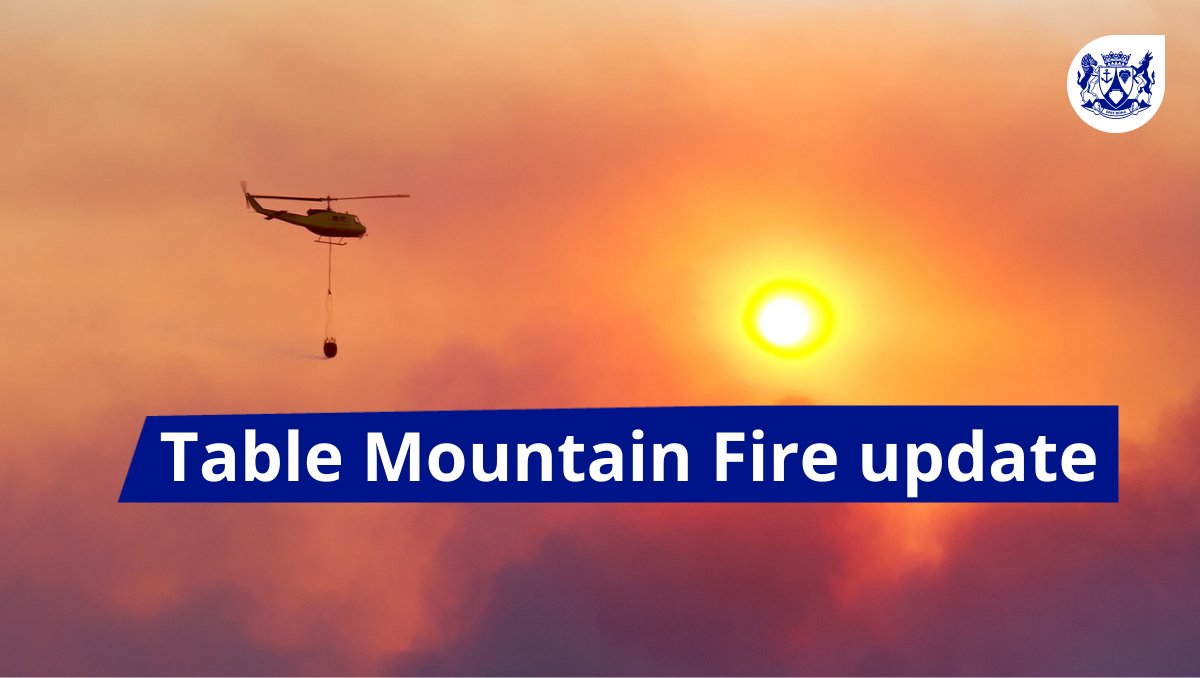 Western Cape Gov on Twitter "[1 of 2] 🔥 Table Mountain Fire update (20