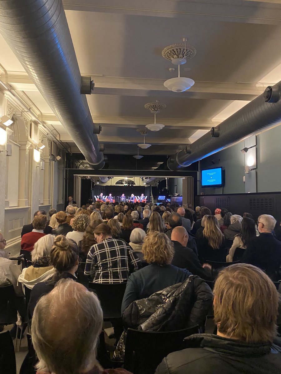 What a joy it is to see a full house again <a href="/wheelercentre/">The Wheeler Centre</a> for Last Words: Voluntary Assisted Dying panel discussion with Andrew Denton, Justice Betty King QC, Phillip Parente, Ron Poole hosted by <a href="/paulbarclay/">Paul Barclay</a>