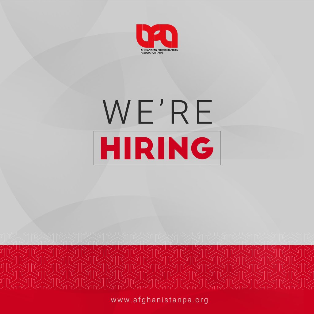 APAAfg's tweet photo. Join our team. We are hiring a project officer.

You may find the TOR in the below link: https://t.co/jJLDHrQpbn

Application Deadline: April 28, 2021 https://t.co/iSDz4HiXvh
