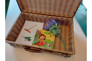 Nieuw thema is gestart, wat zien en doen we in de tuin? #PO #tuin #spel #vertelkoffer