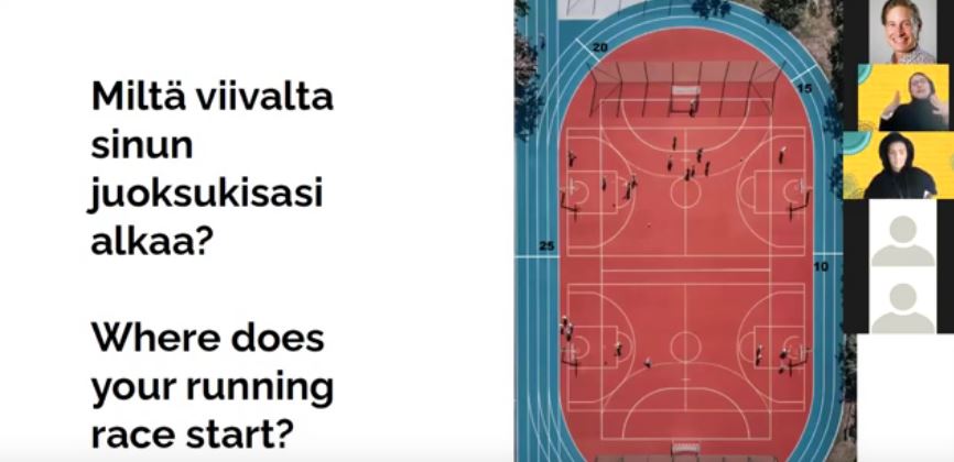 Näin #etuoikeus (kilpa) #juoksu toteutettiin virtuaaliversiona <a href="/unisportfi/">UniSport</a> #yhdenvertaisuus`koulutuksessa, jossa hahmottelimme #liikuntapalvelut #vastuullisuus Hanna Huumosen kanssa. ”Oli todella laadukas, tärkeä ja mielenkiintoinen koulutus!", kertoi palautteenantaja. #liikunta