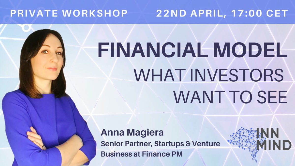 InnMind together with <a href="/FinancePM_/">Finance PM</a> organize a private workshop for premium startups from <a href="/InnMindcom/">InnMind</a>  community. 
➕ If you want to join Premium Startup Community, please, register on InnMind and upgrade your profile here: bit.ly/2QkRTSK

#startupworkshop #financialmodel