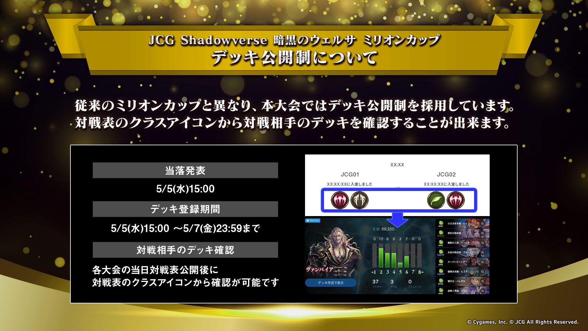 Jcg On Twitter ミリオンカップ情報 Jcg Shadowverse 暗黒のウェルサ ミリオンカップ 今大会の変更点 デッキ公開制 土日2日間でのスイスドロー形式 賞品に 次期rage Shadowverse 予選大会のシード権等を追加 準優勝以下の賞金額変更 個人配信の