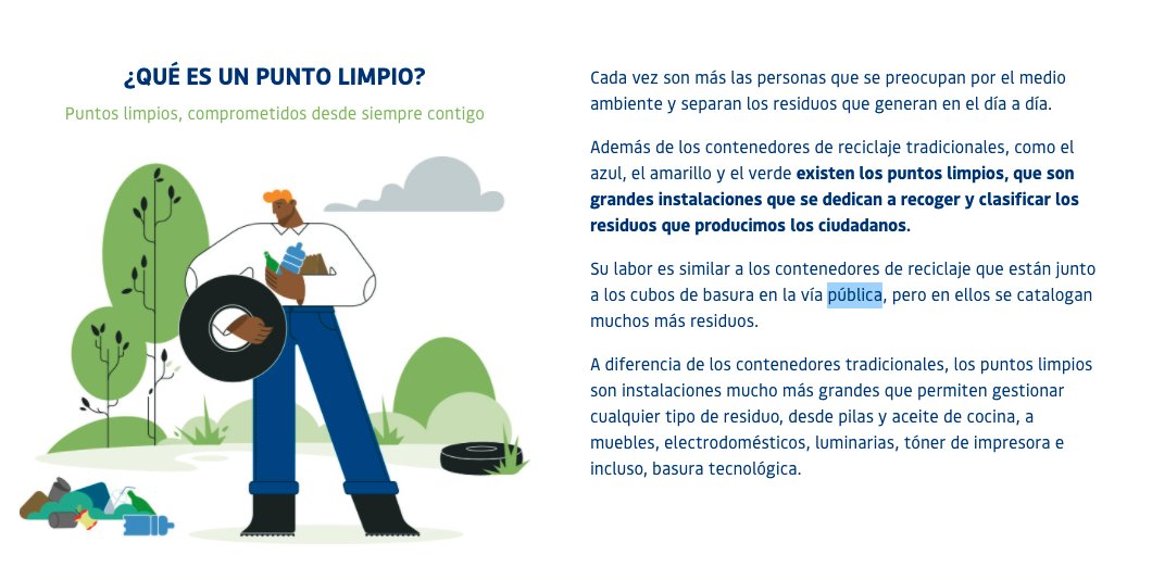 policiaelche's tweet photo. La nueva web de los #PuntosLimpios de Elche te ayudará a conocer el lugar en el que puedes depositar cualquier tipo de #residuo.

👉🏼 Elige tu #barrio, el tipo de residuo y obtén toda la información en un click https://t.co/ODLNVTpYu4