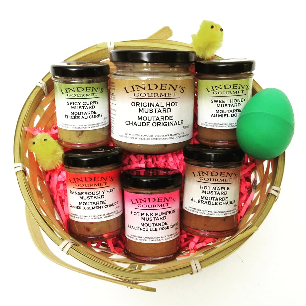 lindensgourmet's tweet photo. We have a #winner 🥳 Congrats to @bbb_brenda068 of Instagram for being the #luckywinner of our #easter #sweepstakes who will be enjoying 6 flavours of #thebestmustard 🎉 You can still be a winner too by picking up a jar from a #storenearyou Visit our website for details https://t.co/clOJUOcgvl