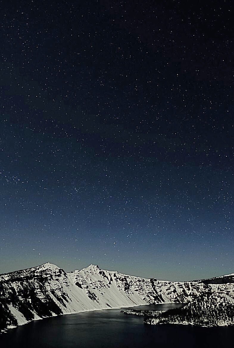 SherriBarras's tweet photo. Celebrating #NationalParkWeek with an old fave. #CraterLakeNP #WinterStars #DearLordItWasCold https://t.co/1Uiidns0dh