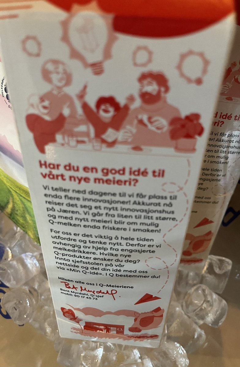 Lyst på et konsentrat av innovasjon. Meld deg på Qs store innovasjonsdag. I morgen - digitalt arrangement - kl 13.00-14.00. Over 1.000 innovatører deltar. 

Pass på sånn at du ikke går glipp av nyttige innovasjonstips som kunne ha gjort en forskjell? 

q-meieriene.no