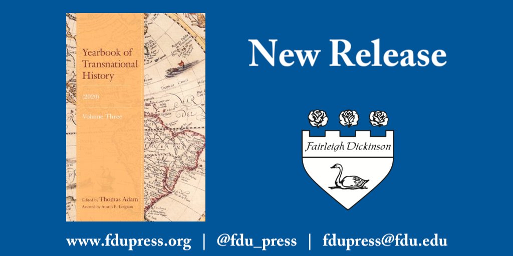 fdu_press's tweet image. Volume 3 of the Yearbook of Transnational History is out (with volume 4 hot on its heels this May…) edited by @ProfThomasAdam:

fdupress.org/yoth-03/