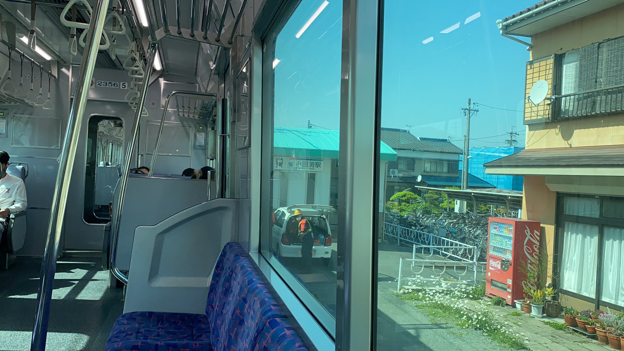 名鉄名古屋本線の小田渕駅付近で人身事故の画像