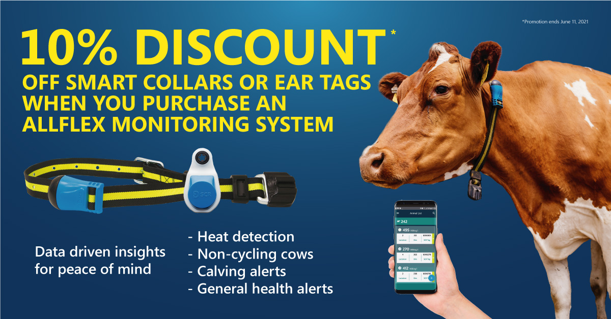Order with tania@everycow.com.au, semex@semex.com.au or scott@crcagri.com.au for delivery by June 30, 2021 and receive 10% discount off RRP* of monitoring collars or ear tags. Standard RRP applies for all other system components. Quote code MONEOFY21. *While promo stocks last.