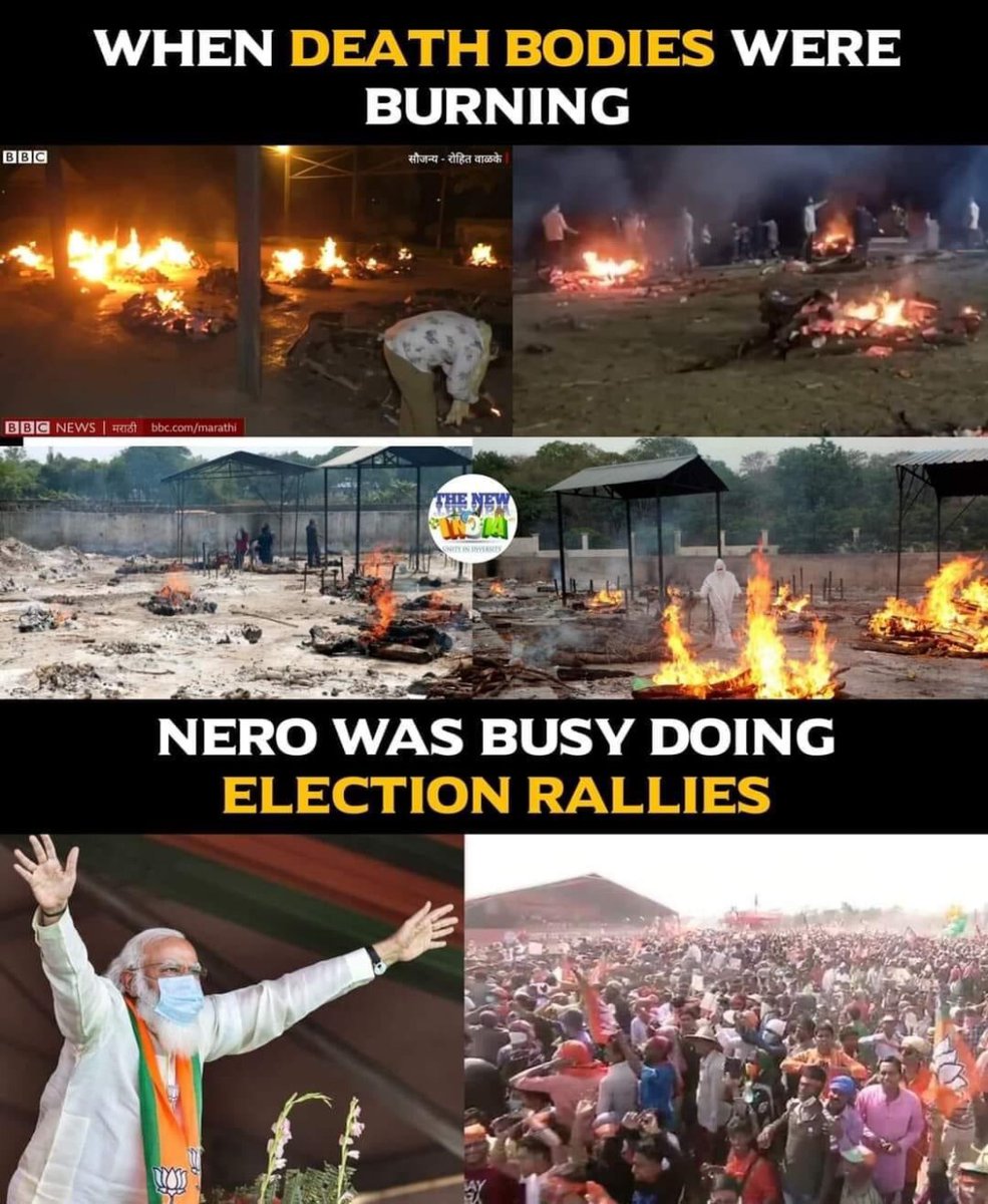 Moloy Ghatak (@ghatakmoloy) on Twitter photo India will never forgive PM <a href="/narendramodi/">Narendra Modi</a> for underplaying the corona situation in the country and letting so many people die due to mismanagement.
At a time when India is going through a health crisis,PM chose to export millions of vaccine to other nations
#ModiHataoDeshBachao India will never forgive PM <a href="/narendramodi/">Narendra Modi</a> for underplaying the corona situation in the country and letting so many people die due to mismanagement.
At a time when India is going through a health crisis,PM chose to export millions of vaccine to other nations
#ModiHataoDeshBachao