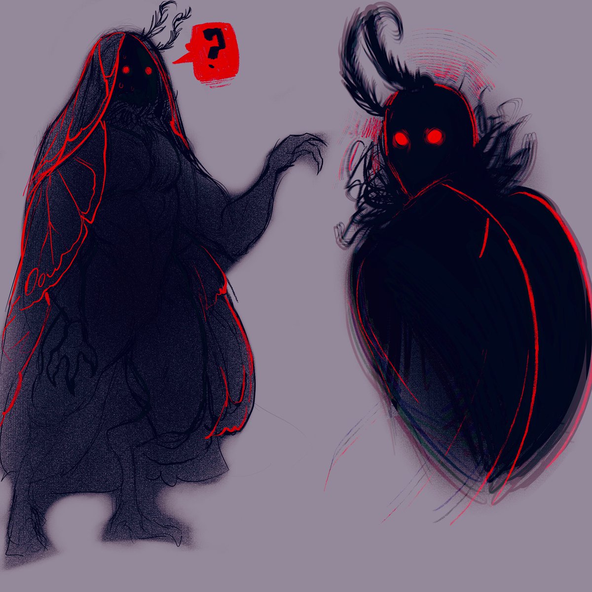 Mothman confused by local horny people. 