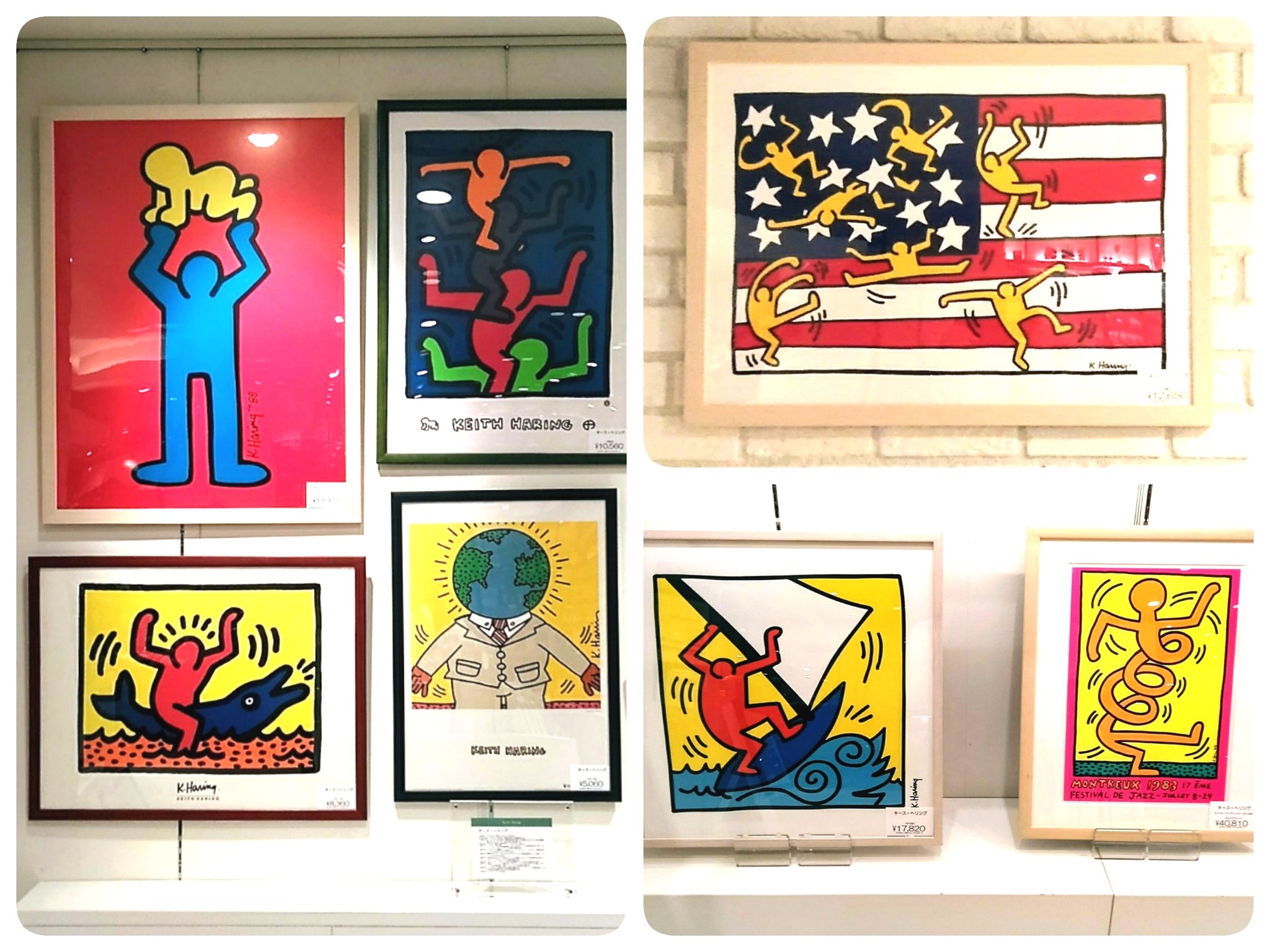 A P J アートプリントジャパン 直営shop キース へリング特集 阪急百貨店10階アートアップデコにて開催中 会期 4 14 水 5 4 火 祝 1980代のアメリカを代表するアーティスト キース ヘリングのポスター額装品を集めました 色鮮やかな世界をお