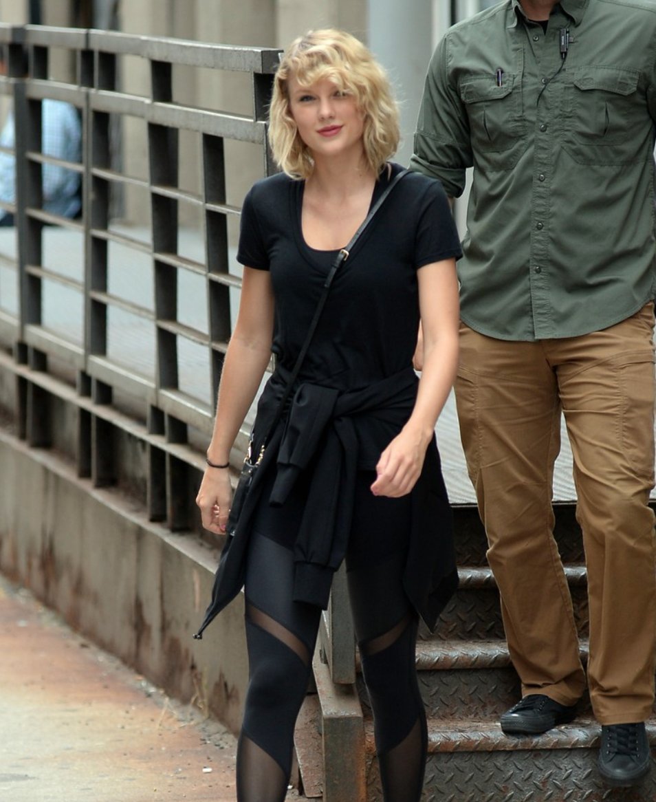 7 september 2016: taylor is seen leaving the gym in NYC