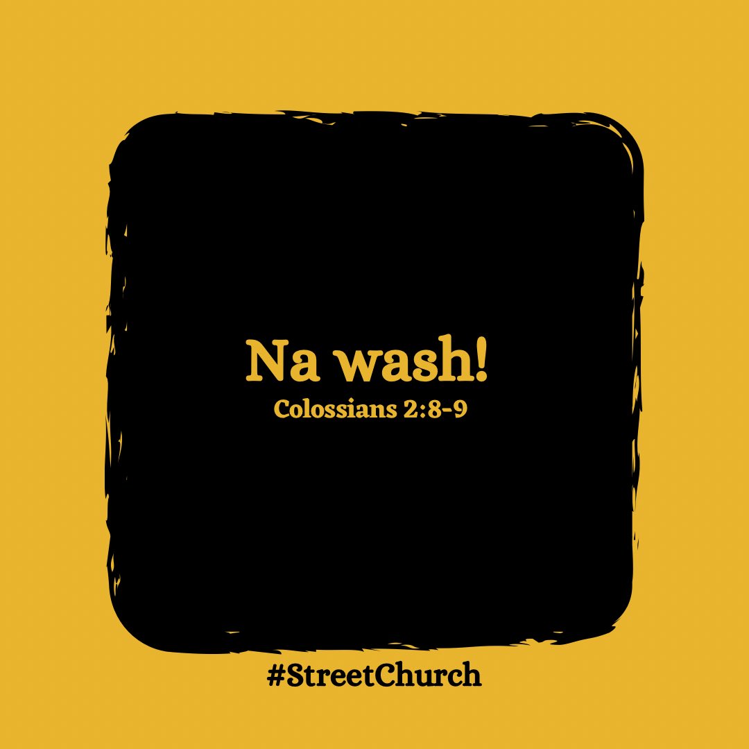 streetchurchh's tweet photo. No let anybody run you street, Jesus is our only way any other shortcut na wash. https://t.co/MowWB6S48k