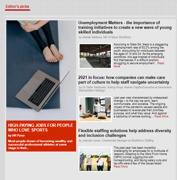 For all your #HR news and insight visit HRPulse.co.za
#labourlaw #labour #workplace #workforce #HCM #employeewellness #recruitment