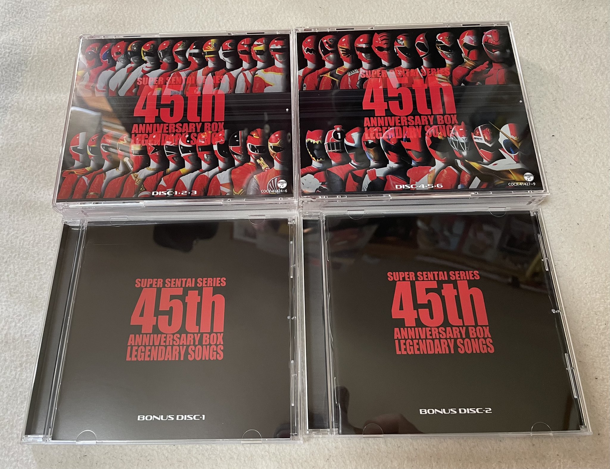 超熱 スーパー戦隊シリーズ45作品記念主題歌box キッズ ファミリー Taller Fdp Com