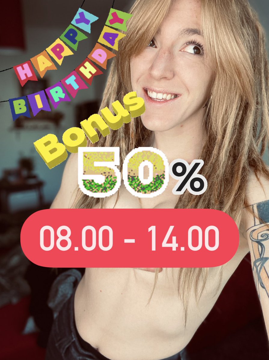 Birthday Bonus bei mydirtyhobby:)
Immerhin ein Gutes hat der Lockdown:&gt;