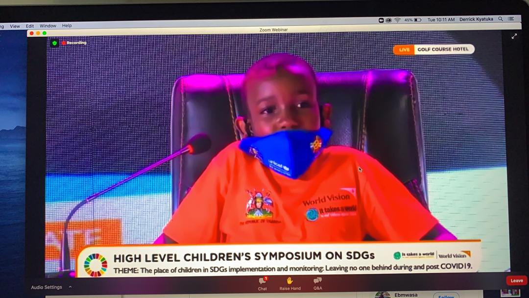 Justice Edwards Baraka, Speaker of <a href="/WorldVisionUg/">World Vision Uganda</a> Children’s Parliament in Busia speaks about the SDGs relevant to children #ItTakesAWorld <a href="/UNinUganda/">UN in Uganda</a> @RMalango2015 <a href="/OPMUganda/">Office of the Prime Minister - Uganda</a>