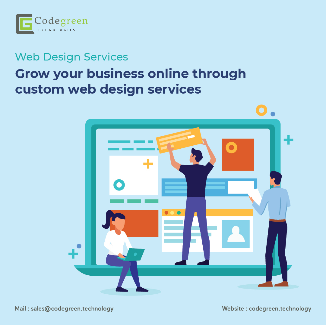 codegreentechno's tweet image. Grow your business online through custom 
web design service
☎+91 8606478887
📧 sales@codegreen.technology
website: codegreen.technology
#codegreen  #codegreentechnology #webdesign  #flutterdeveloper  #softwaredevelopmentservices #mobileapplication #mobileapps