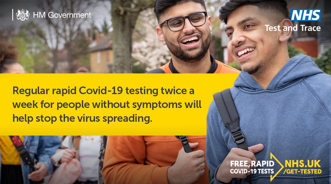 adurandworthing's tweet photo. Anyone can access free, rapid COVID-19 tests for themselves &amp; their families to use twice a week. One in three people with COVID-19 do not experience any symptoms and may be spreading the virus unwittingly. 

To find out more, please click here: 👉
https://t.co/EqFrPOtpTl https://t.co/4uCaJRYztl