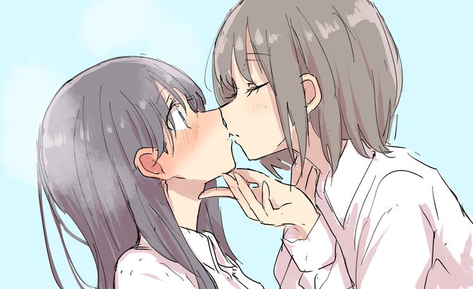 百合キスのtwitterイラスト検索結果 古い順
