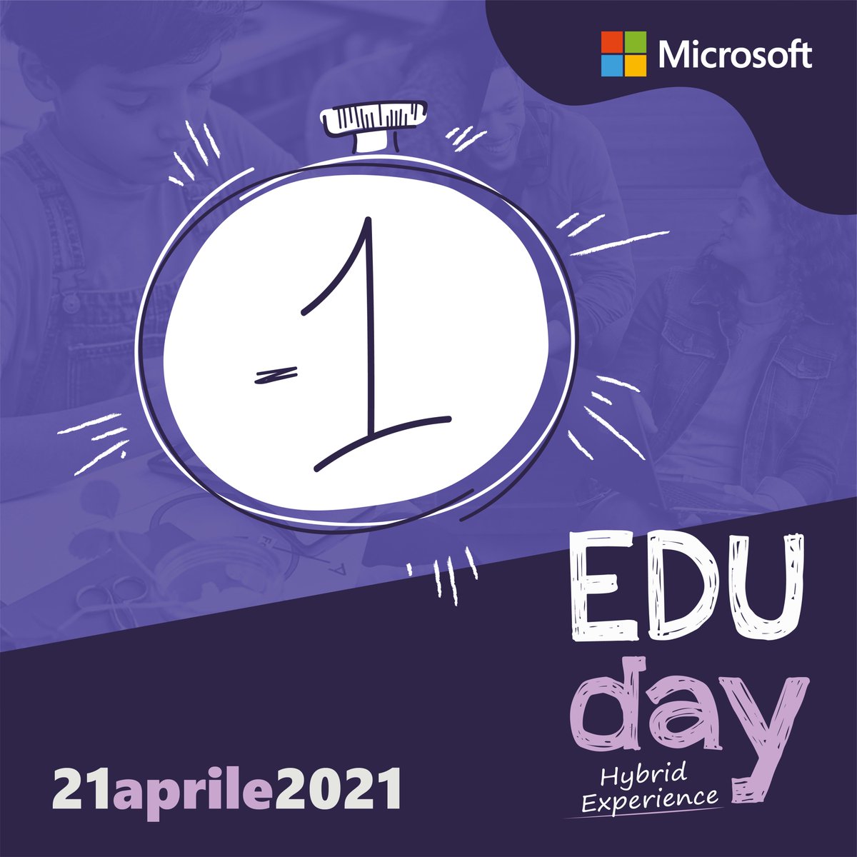 Domani non perdere #EduDay!E' l'ultimo giorno per iscriversi all'evento #Microsoft più importante sul mondo della #scuola, #università e #cultura. Tra i relatori sarà presente anche l'insegnante e scrittore <a href="/aledavenia/">Alessandro D'Avenia</a>. Prenota subito il tuo posto virtuale bit.ly/3ar4AlT