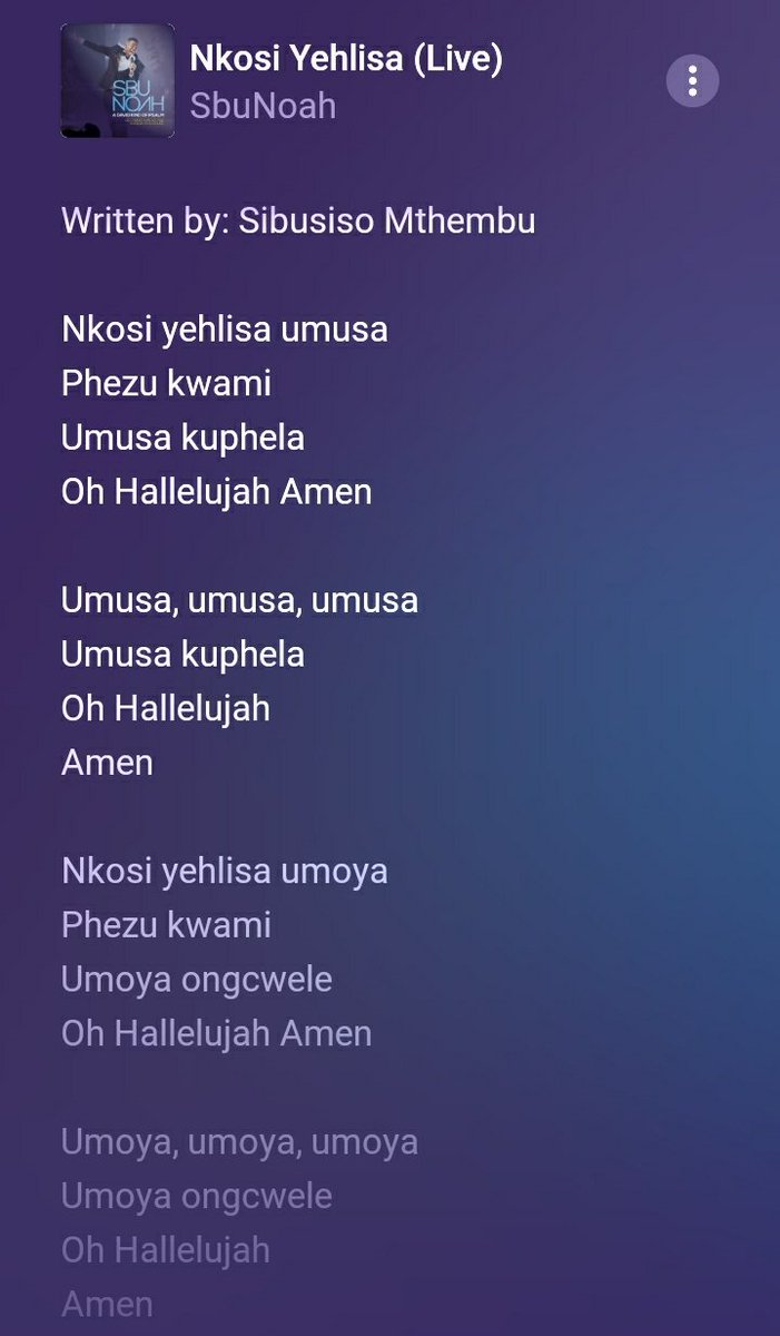 SbuNoah's tweet photo. #SbuNoah #ADavidKindOfPsalm #NkosiYehlisa #FullLyrics #SongWriting https://t.co/x9TdixF6ia