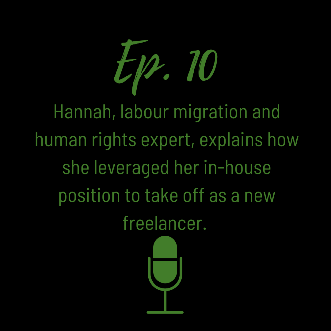 TheICHub's tweet photo. How can you leverage an in-house position to create a runway from which to take off as a new #freelancer in the #socialimpact sector? Find out in episode 10 of the Impact Consulting Podcast!
https://t.co/4Dvl3eHtxg https://t.co/N1phgVeR5G