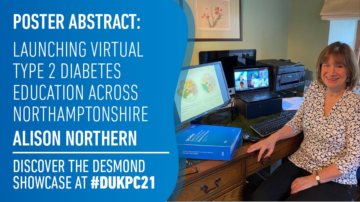 DESMOND_Tweets's tweet photo. #TeamDESMOND’s poster for Diabetes UK Professional Conference 2021 - Launching virtual #type2diabetes education across #Northamptonshire – is available via the #DUKPC21 ePoster platform. 

Read more here: https://t.co/vCwKnpNZMy

#TeamLDC

@AlisonNorthern
@NHFTNHS https://t.co/4ptHAuHqmy