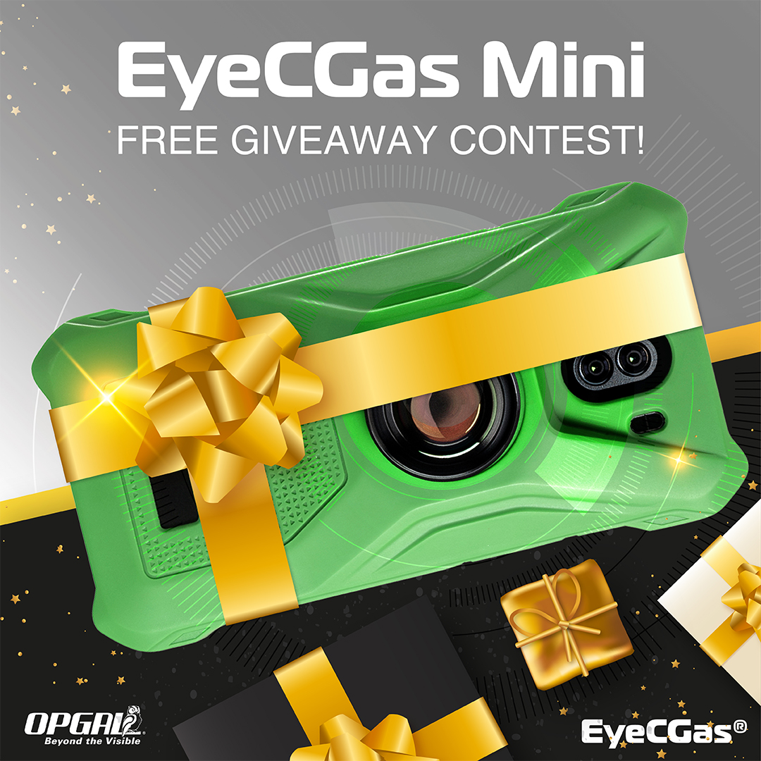 Opgal launched the world's most compact OGI camera: The EyeCGas Mini! ✨🎉🎊

To celebrate the release, we are giving away one (1) Free EyeCGas Mini!

The winner with the most points will be announced on June 3rd, 2021

Join here: bit.ly/2Q99ZaB

#oilandgas #gasleak
