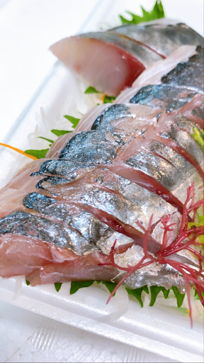 伊波水産 本日佐賀県産平アジ刺身で出しますね 沖縄県 うるま市 伊波水産 まじうまい 刺身好きと繋がりたい 佐賀県産 平アジ アジ好き