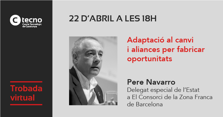 C_Tecnologic's tweet photo. 🗓️ Aquest dijous organitzem una trobada virtual per a les empreses sòcies del #CTecno amb @pere_navarro, Delegat especial de l'Estat a El Consorci de la Zona Franca de Barcelona @ConsorciZF.

#TrobadesVirtuals #sectorTIC #TIC https://t.co/79OwC49Abg