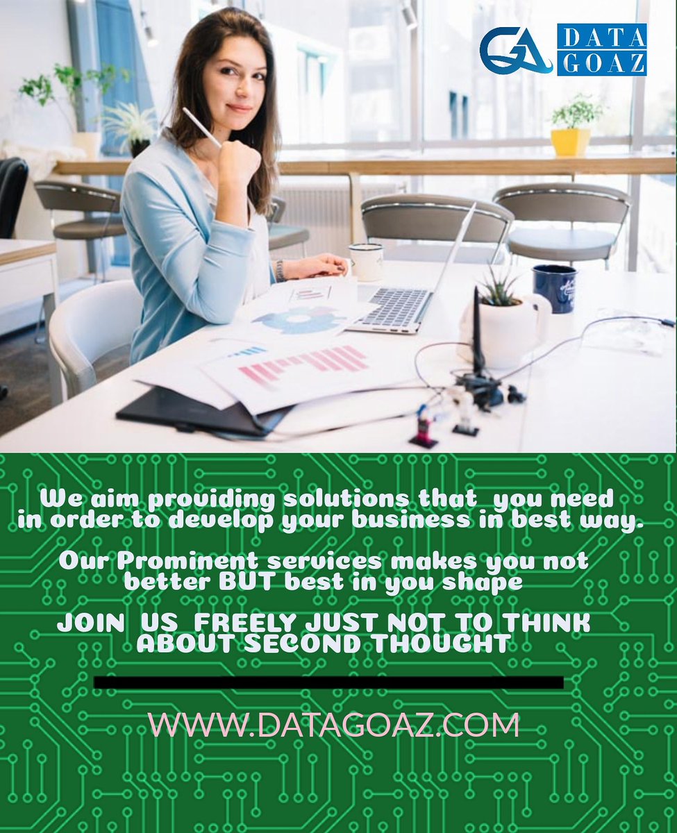 DataGoaz's tweet image. Thinking is not option..Datagoaz.com is  the solution.
#DATAENTRY #WEBRESEARCHING #guestpost #virtualassistant #itsolutionsforbusiness #onlinebusiness #offlinemarketing #productreseach #emaillisting #emailmarketing #DigitalMarketingServices #dataminning #californiadataentry #Usa