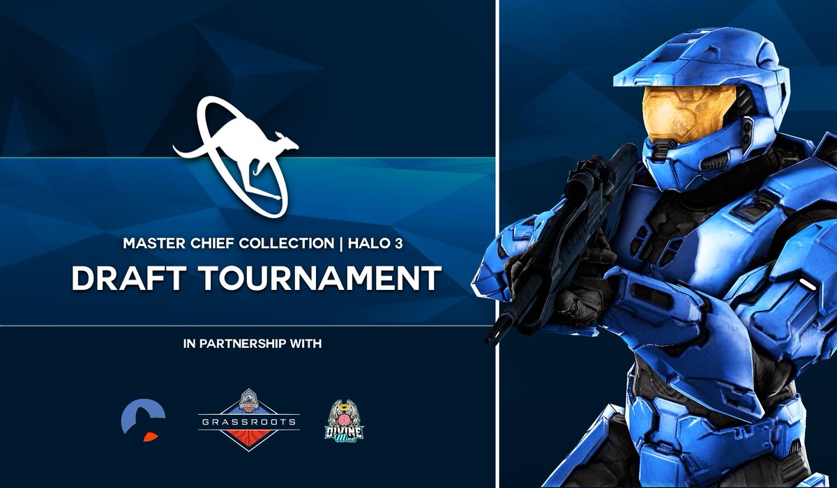 EuropaHalo's tweet image. Our friends at @AUHalo will be running a Halo 3 Draft Tournament on May 2nd! This is in partnership with @DivineMindau &amp;amp; @Tournamatch

Halo 3 Hardcore 4v4 Action

⏰ May 2nd - 2am BST 
📺 @AUHalo twitch.tv/haloaustralia

For more information make sure to follow Halo Australia