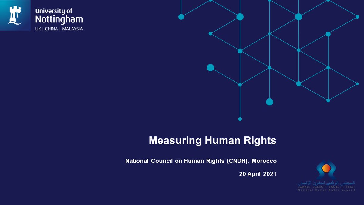 Very much looking forward to my keynote lecture to the National Council of Human Rights (CNDH) in Morocco today! <a href="/RightsTrack/">The Rights Track</a> <a href="/rightsbeacon/">Rights Lab</a> #HumanRights #Statistics