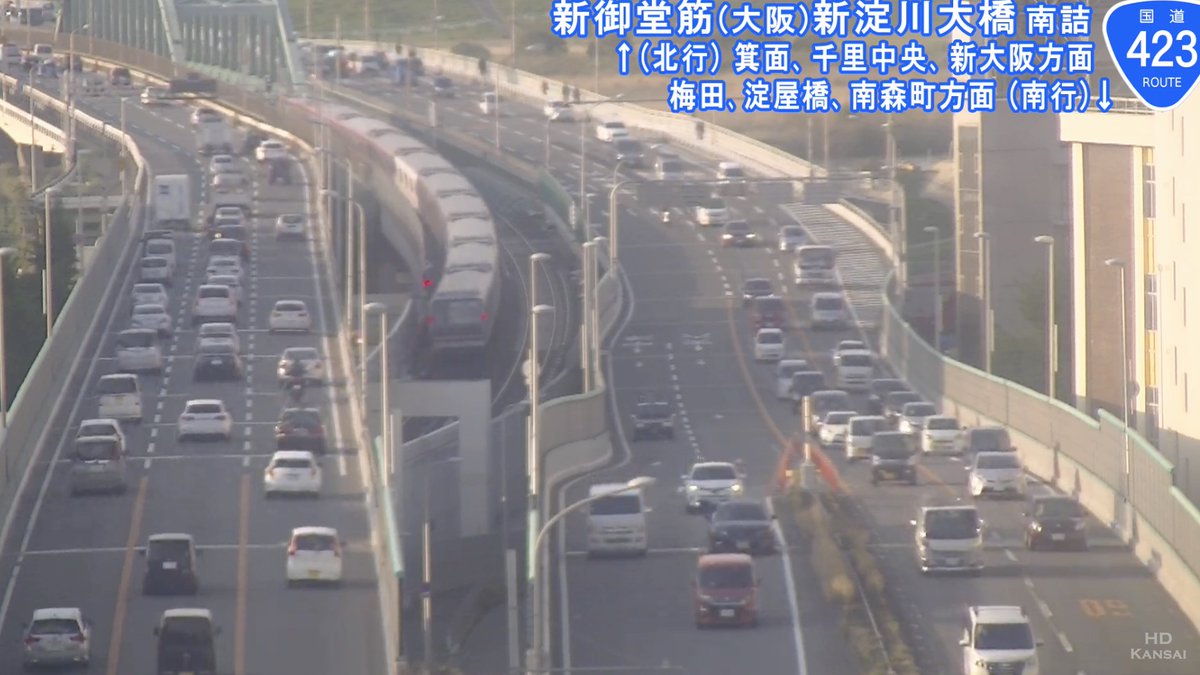 国道423号の最新渋滞情報 今日現在 リアルタイム情報 ナウティス