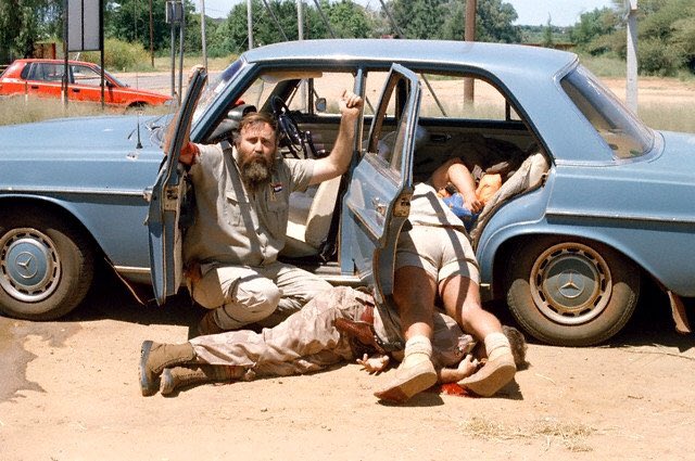 7/. On 10 March, another key moment was the failed attempt by the Afrikaner Resistance Movement (AWB) to prop up the puppet govt of Bophutatswana, whose leader was refusing to participate in the election.Front page photos of the shooting of three AWB members had a big impact.