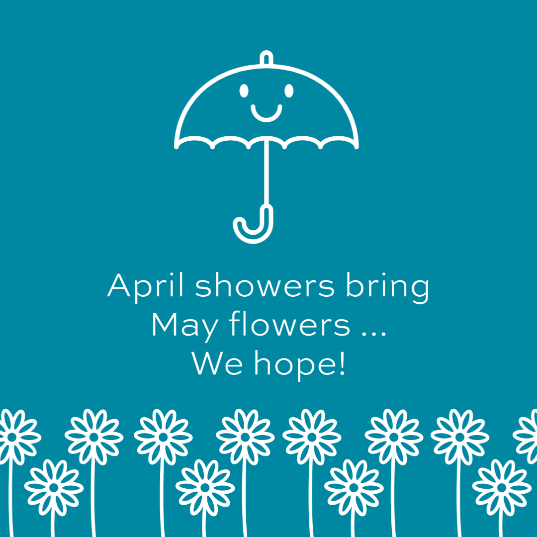 We're crossing our fingers 🤞 hoping that the April showers (does snow count?) reward us with some May flowers!