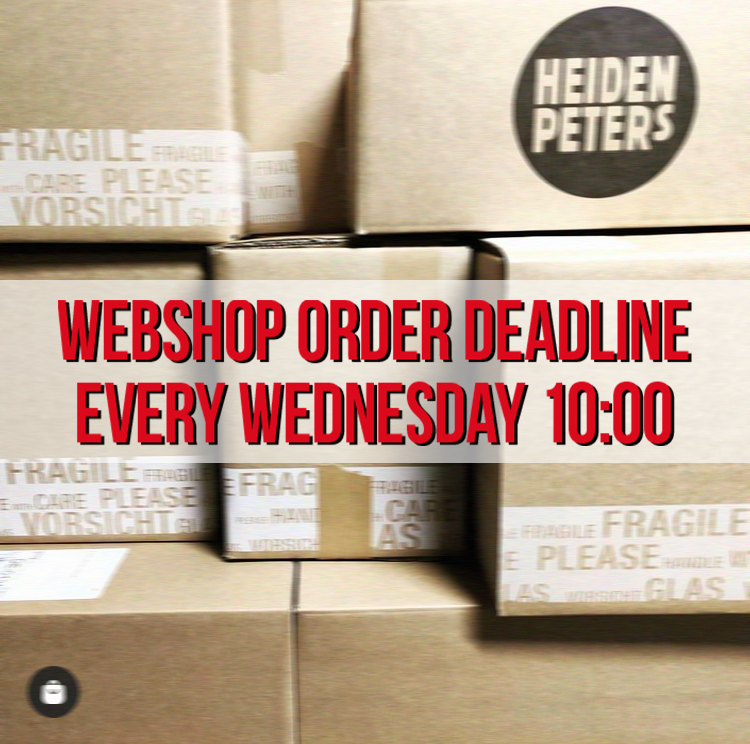 DON'T FORGET: Order NOW for some fresh tasty beers right to your dorsteep 
on the weekend!
--> heidenpeters.de