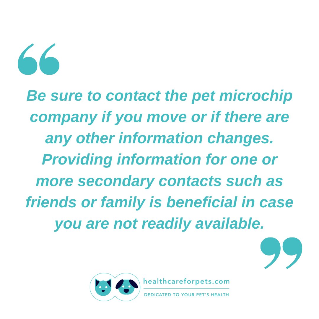 HealthCare_Pets's tweet photo. #TIP: Ensure your pet's #microchip is up to date.
For more info on #microchipping your cat or dog: https://t.co/99X3MQ86U9
.
.
.
.
.
.
.
#DogMicrochip #CatMicrochip #PetMicrochip #DogMicrochipping #CatMicrochipping #PetMicrochipping #PetID https://t.co/MlmyieCEdm