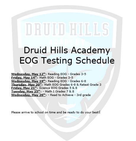 HillsDruid's tweet photo. 🚨🚨EOG Schedule Released🚨🚨 https://t.co/atpYizVRZG