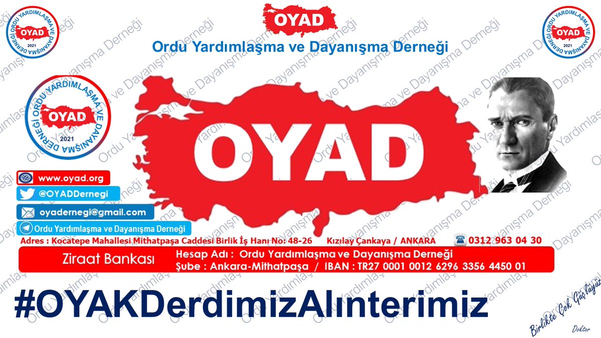 <a href="/OYAD_Dernegi/">OYAD ( Y e d e k H e s a p )</a> <a href="/Kaya__Sancar/">Sancar KAYA</a> @KayaSancar52 <a href="/SancarKaya52/">Sanca®</a> <a href="/Tesud/">Tesa Erfita</a> <a href="/Temad/">Temad</a> <a href="/EMUJAD/">EMEKLİ UZMAN JANDARMALAR DERNEĞİ</a> <a href="/uzder06/">UZDER</a> <a href="/TBMMGenelKurulu/">TBMM Genel Kurulu</a> <a href="/Akparti/">AK Parti</a> <a href="/RTErdogan/">Recep Tayyip Erdoğan</a> <a href="/NumanKurtulmus/">Numan Kurtulmuş</a> <a href="/fuatoktay/">Fuat Oktay</a> <a href="/MustafaSentop/">Mustafa Şentop</a> <a href="/HulusiAkar_MSB/">Hulusi Akar</a> <a href="/BY/">Binali Yıldırım</a> <a href="/TC_icisleri/">T.C. İçişleri Bakanlığı</a> <a href="/suleymansoylu/">Süleyman Soylu</a> <a href="/tcsavunma/">T.C. Millî Savunma Bakanlığı</a> <a href="/fahrettinaltun/">Fahrettin Altun</a> <a href="/MHP_Bilgi/">MHP</a> <a href="/MhpTbmmGrubu/">MHP TBMM Grubu #MHP</a> <a href="/dbdevletbahceli/">Devlet Bahçeli</a> <a href="/erkanakcay45/">Erkan Akçay</a> <a href="/UlviYonter/">Dr.İzzet Ulvi YÖNTER</a> <a href="/HVahapoglu/">Dr. M. Hidayet VAHAPOĞLU 🇹🇷</a> <a href="/herkesicinCHP/">CHP 🇹🇷</a> <a href="/kilicdarogluk/">Kemal Kılıçdaroğlu</a> <a href="/aykuterdogdu/">Aykut Erdoğdu</a> <a href="/faikoztrak/">Faik Öztrak</a> <a href="/aa_kurumsal/">AA Kurumsal</a> @aa_sirket <a href="/tgrthabertv/">TGRT HABER</a> @FOXhaber <a href="/benguturktv/">Bengü Türk</a> <a href="/ntv/">NTV</a> <a href="/cnnturk/">CNN TÜRK</a> <a href="/HaberturkTV/">Habertürk TV</a> <a href="/ShowTV/">Show TV</a> <a href="/beyaztv/">BEYAZ TV</a> <a href="/gercekgundem/">Gerçek Gündem</a> <a href="/ismailsaymaz/">İsmail Saymaz</a> <a href="/Deniz_Zeyrek/">deniz zeyrek</a> @ugurdundarsozcu <a href="/yilmazsozcu/">Yılmaz ÖZDİL</a> <a href="/saygi_ozturk/">Saygı Öztürk</a> <a href="/feridun_anda/">Feridun Andaç</a> <a href="/veyisates/">Veyis Ateş</a> <a href="/aktaserdogan/">Erdogan Aktas</a> <a href="/YildirimBircan/">Bircan YILDIRIM</a> OYAK; TSK mensuplarına 205 sayılı kanunda yazılı sosyal yardımları sağlamak amacıyla kurulan ve sermayesi üye aidatlardan oluşan, özel hukuk hükümlerine tabi, mali ve idari bakımdan özerk, tüzel kişiliği bulunan tamamlayıcı mesleki emeklilik sistemidir.

#OYAKDedimizAlınterimiz