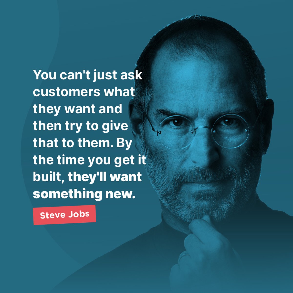 TheJexans's tweet photo. Innovation starts with the individual, not the masses. People often don’t know what they want until you show it to them.

https://t.co/jbUVuBbgrO https://t.co/qH8ZfpV27R