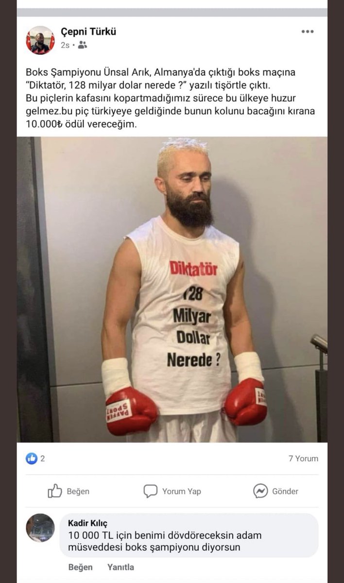 Yazıklar olsun resmen tehdit ve tahrik🤫
tek kızdım sadece 10.000 Euro mu ...