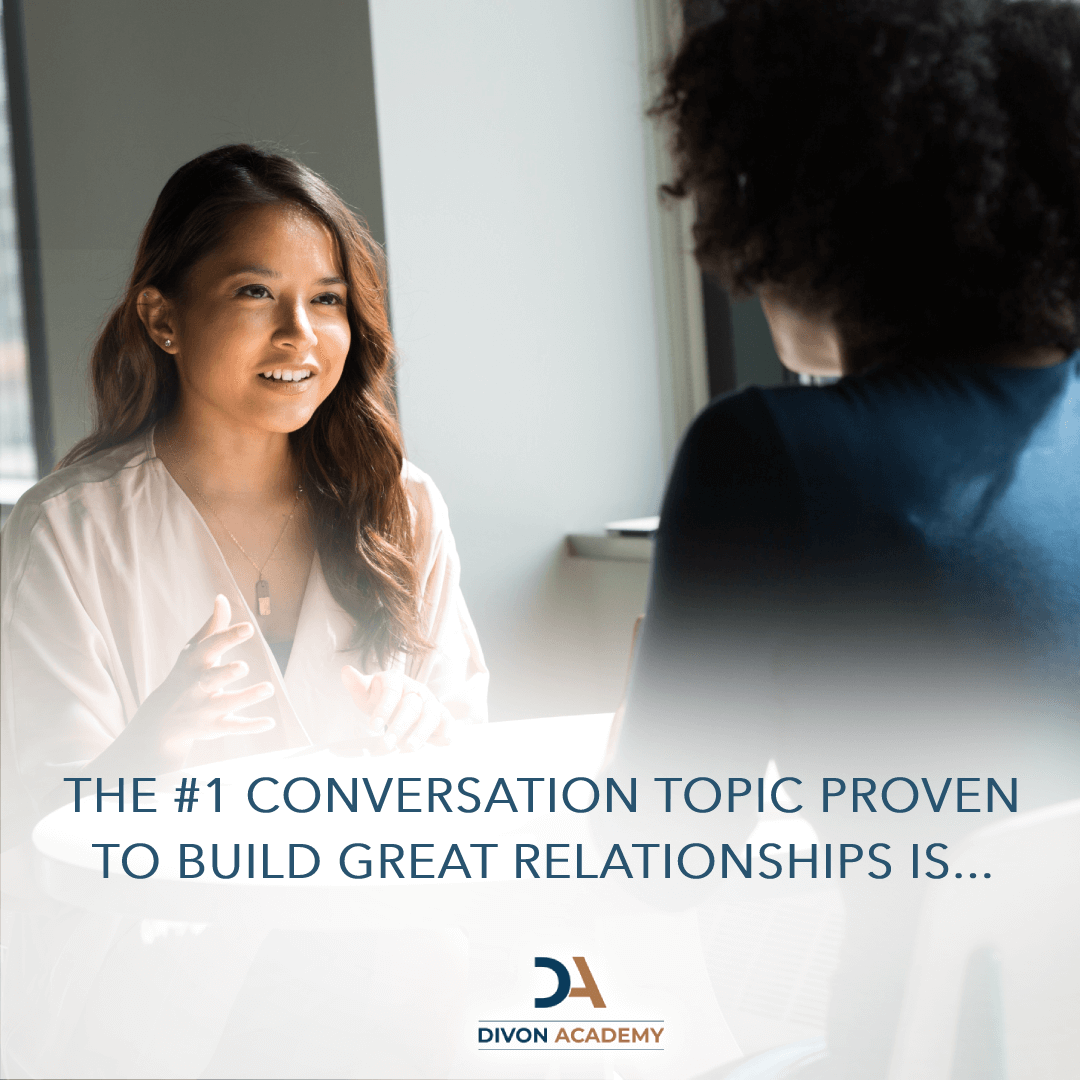 DivonAcademy's tweet photo. #1 thing people LOVE talking about is themselves. Don't try to be interesting. Be interested. 

Learn how to build great relationships and sharpen your team's EQ at https://t.co/8OfvwMMfgG

#professionalsuccess #success #softskills  #careerskills #listeningskills #EQmatters https://t.co/zHUOJsb28g