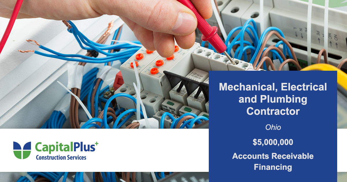CashFlowSolver's tweet image. In March, CapitalPlus provided a $5M factoring facility to an OH Mechanical, Electrical, and Plumbing (MEP) contractor. 

We help our clients expand their business, take on new projects and garner vendor discounts. 

Contact us today to see how we can meet your business needs.