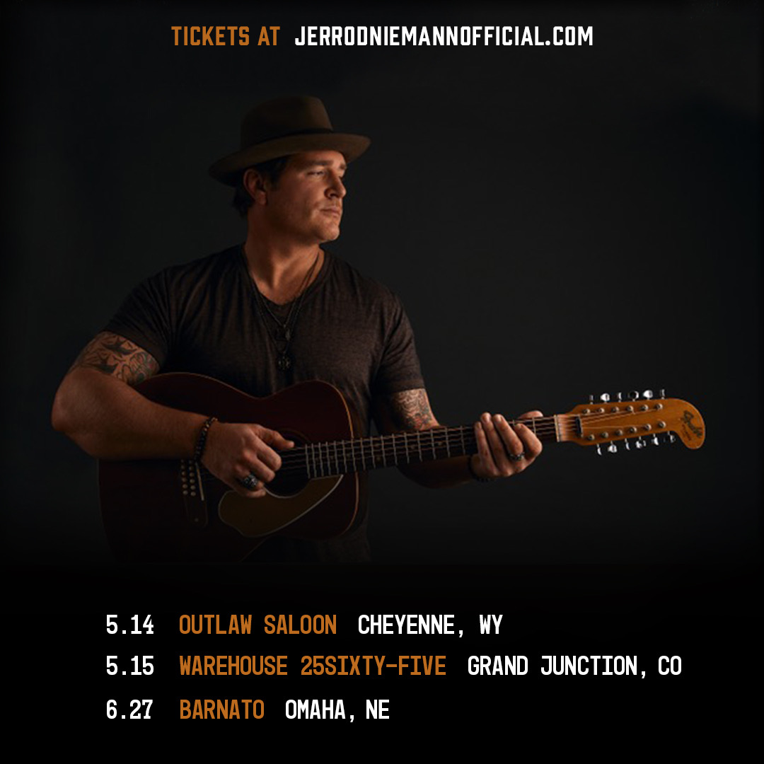 Happy #TourTuesday! Let the countdown to partying begin! I’ll be coming through Wyoming, Colorado, and Nebraska this May and June at some real fun venues. Get your tickets in the link below for a good time 🍻 biglink.to/jerrodniemann