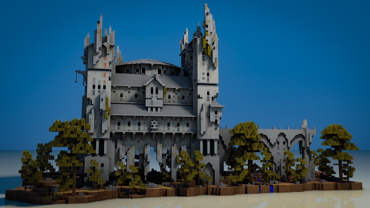 NagOfc's tweet image. SOME KIND OF CASTLE 
#Minecraft
