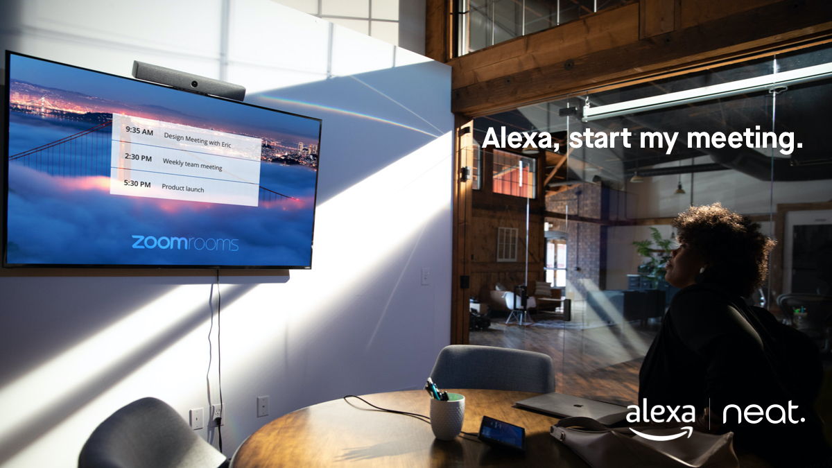 Neat Bar and Neat Board now empower voice commands with @alexa99 for a touch-free return to office <a href="/Zoom/">Zoom</a> Rooms experience.

neat.no/news/alexa-for…

#voicecommand #zoomrooms #smartmeetings #aitechnology